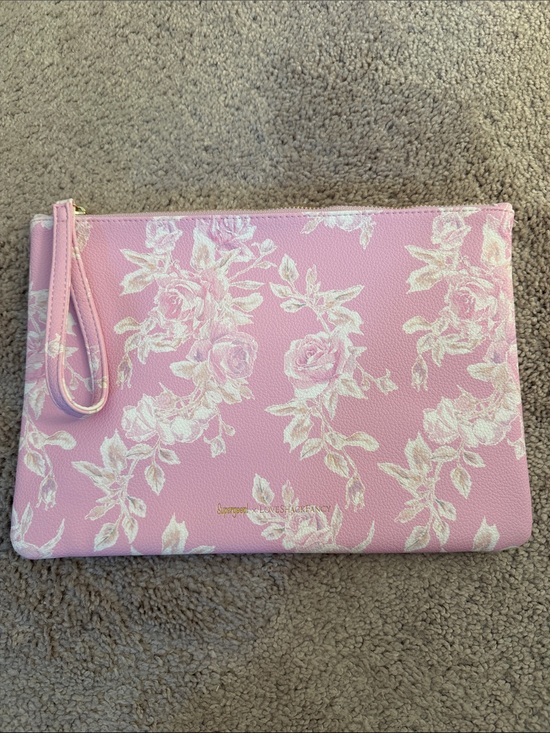 LoveShackFancy Handbags - LoveShackFancy x Supergoop Flat Pouch
